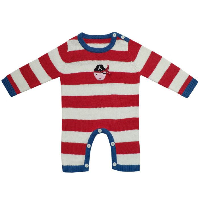 Knitted Funky Pirate Romper Cool And Cute Baby Clothes