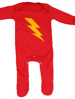 Superhero Baby Sleepsuit : Superhero Baby Clothes UK