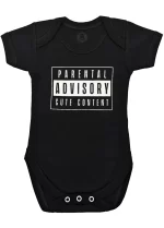 Parental Advisory Baby Grow Music Bodysuit