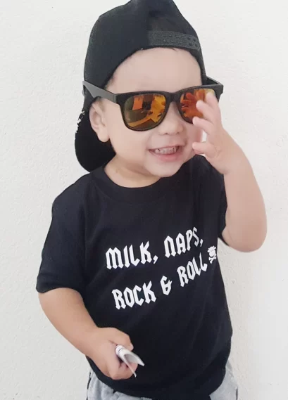 Milk Naps Rock & Roll Kids T-shirt Baby & Toddler Top