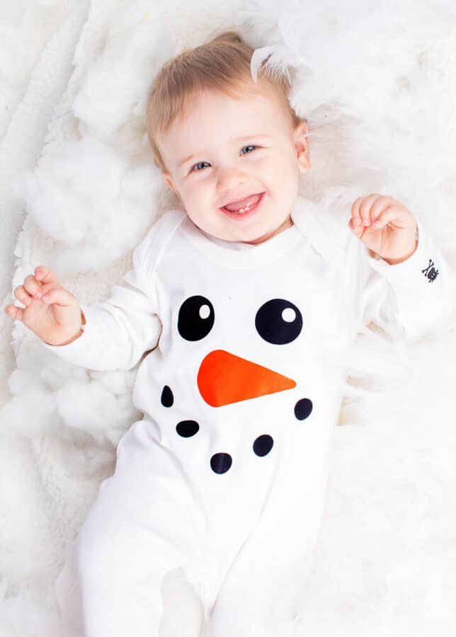 Fair Isle Baby Sleepsuit | Christmas Skull Baby Outfit | BABY MOO'S