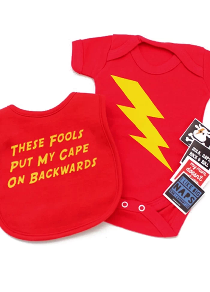 Superhero Baby Gift Set Flash New Parent Gifts