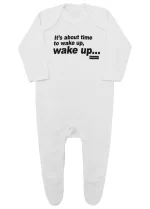 Wake Up Oasis Baby Sleepsuit Indie Rock Outfit